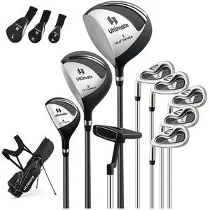 CostwayEnsemble Complet de Clubs de Golf Gauchers  à Trépied Driver #1... pas cher