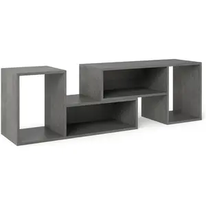 CostwayMeuble TV Console 2 Pièces Centre de Divertissement Minimaliste... pas cher