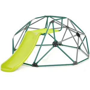 CostwayToboggan avec Dôme d'Escalade pour Enfants 3-10 Ans Cage d'Esca... pas cher
