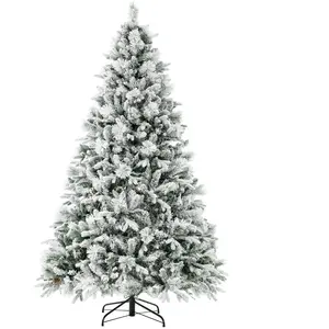 CostwaySapin de Noël Artificiel 210 cm Lumineux LED Aiguilles de Pin 1... pas cher