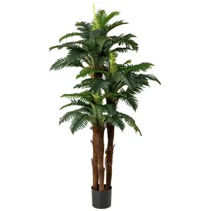 CostwayLot de 2 Palmiers Artificiels Plante Tropicale Factice avec 48 ...Vendu parcostway