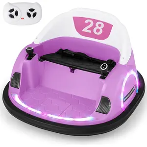CostwayAuto-tamponneuse pour Enfants Jouet Électrique 12V à Enfourcher... pas cher