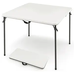 CostwayTable de Camping Pliante Table de Pique-Nique Portable avec Pla... pas cher