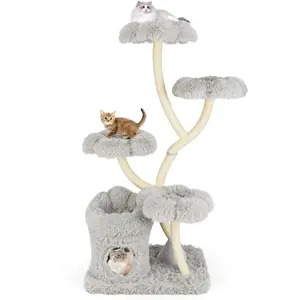 CostwayArbre à Chat de 165 CM Tour à Chat d'Escalade avec 4 Plateforme...Vendu parcostway