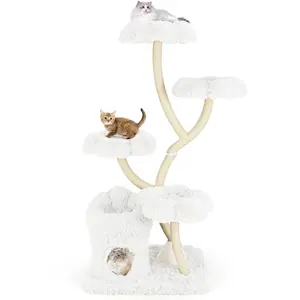 CostwayArbre à Chat de 165 CM Tour à Chat d'Escalade avec 4 Plateforme...Vendu parcostway