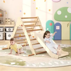 COSTWAY Costway Toboggan 2 En 1 Avec Triangle D'escalade Pliable En Bo...Vendu parcostway