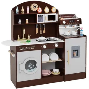 Costway Cuisine Enfants 3 Ans+ 26 Accessoires Xxl 106 X 30 X 105 Cm (L...Vendu parcostway
