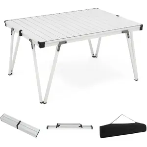 CostwayTable de Camping Pliante Grande Surface 93 x 69 cm Table de Piq... pas cher