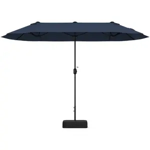 CostwayParasol de Terrasse Double de 340 cm de Haut Extra Large 396 Cm...