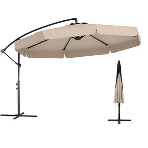 CostwayParasol Déporté de 305 cm avec Housse Facile de l'Inclinaison M... pas cher