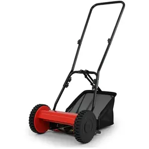Tondeuse à Gazon Manuelle COSTWAY-Largeur de Coupe 30 cm-Hauteur de Co...Vendu parcdiscount