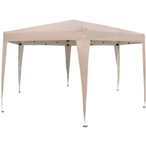 CostwayTonnelle de Jardin Hexagonale Pop-Up 400 x 348 cm Tente Récepti... pas cher