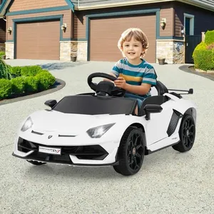 COSTWAY Lamborghini Voiture Électrique 12v/4,5 Ah, Télécommande 2.4g, ...Vendu parcdiscount