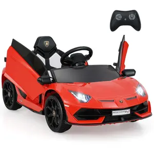 CostwayVoiture Électrique Enfant Lamborghini 12V Véhicule Électrique A... pas cher