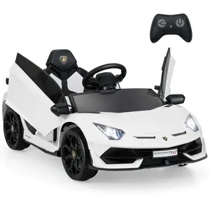 CostwayVoiture Électrique Enfant Lamborghini 12V Véhicule Électrique A... pas cher