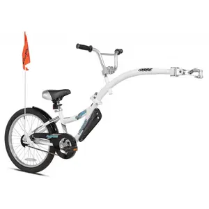 Comparateur de prix : Weeride Copilot Vélo remorque Semi-Tandem Mixte Enfant, Blanc, 50,8 cm