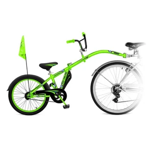 WEERIDE Velo remorque wee ride 20' trailerbike - coloris - vertVendu parcdiscount