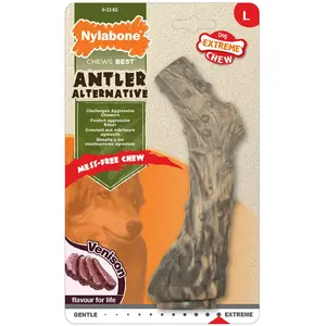 Comparateur de prix : Nylabone Jouet pour chien Dura Chew Corne Taille L Nylon Cerf TU
