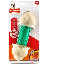 Comparateur de prix : Nylabone Jouet à Mâcher Extreme Chew Double Action Chew Pour Chien