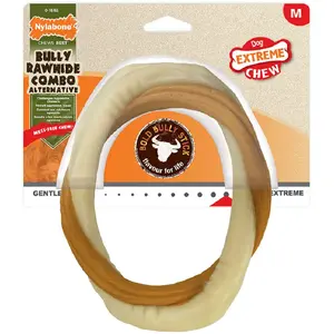 Nylabone Os Dentaire à Mâcher à la Mastication Agressive/Jouet à Base Animale de Taureau/pour Chien Adulte Pesant Jusqu’à 16 kg1 unité pas cher