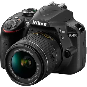 Comparateur de prix : Reflex Nikon D3400 + Objectif Nikkor AF-P 18-55 mm VR Noir