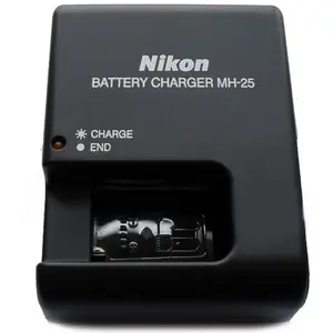 Comparateur de prix : Chargeur - Nikon - MH-25a - Compatible EN-EL15a - Lithium Ion - Noir