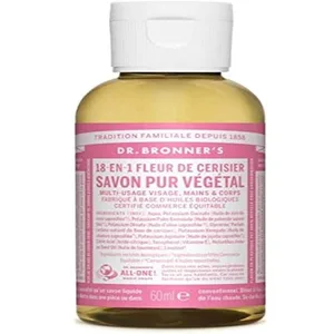 Dr. Bronner's - Savon liquide Fleur de Cerisier 60 ml unisex pas cher