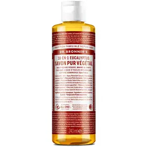 Savon liquide eucalyptus Dr Bronner's 240 ml pas cher