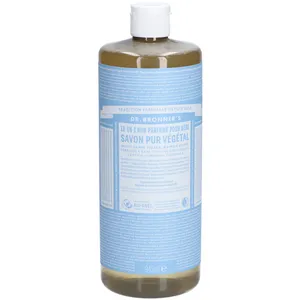 Dr.bronner's Savon Pur Végétal liquide 18-en-1 non parfumé pour bébé pas cher