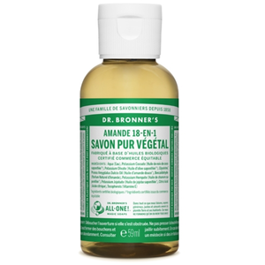 Dr. Bronner's - Savon liquide Amande 60 ml unisex pas cher