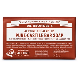 Dr.Bronner's Dr. Bronner’s Eucalyptus savon solide 140 g pas cher