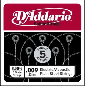 Comparateur de prix : 5 Cordes au détail D'addario pour guitare élect 