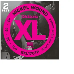 Comparateur de prix : Daddario EXL170TP 2 jeux de cordes pour guitare basse électrique 4 cordes
