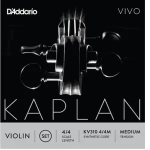 Comparateur de prix : D'Addario KV310 4/4M - Jeu de cordes violon 4/4 Vivo, Medium