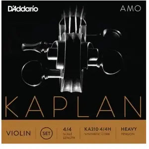 Comparateur de prix : D'Addario KA310 4/4H - Kaplan Amo Jeu de cordes Violon 4/4 Heavy