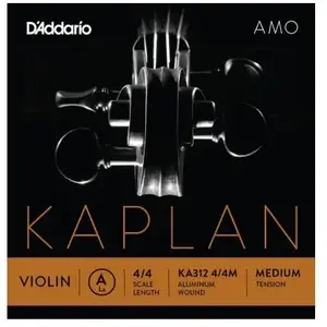 D'Addario KA312 4/4M - Corde seule (la) violon 4/4 Amo, Medium