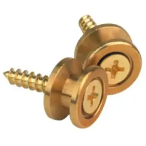 2 Attache-Courroies Planet Waves Gold EP302 pas cher