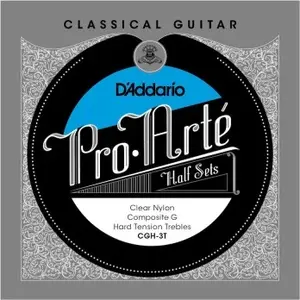 Comparateur de prix : D'Addario CGH-3T Pro-Arte Clear Nylon Jeu de 3 cordes aigues pour guit...