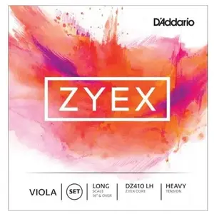 D'Addario DZ410 LH - Jeu de cordes alto Zyex, Long Scale, Heavy pas cher