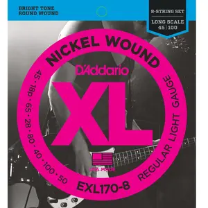 Comparateur de prix : D'addario EXL170-8 - Jeu de cordes basse électrique 8 cordes