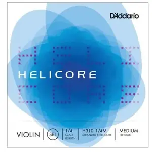 Comparateur de prix : D'Addario And Co Jeu Helicore Manche 1/4 Medium Cordes violon