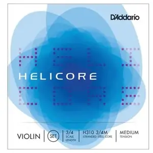 D'Addario D'Addario H310 3/4M - Helicore Jeu Cordes Violon 3/4 Medium