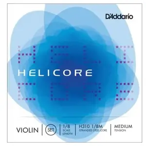 D'Addario And Co Jeu Helicore Manche 1/8 Medium Cordes violon