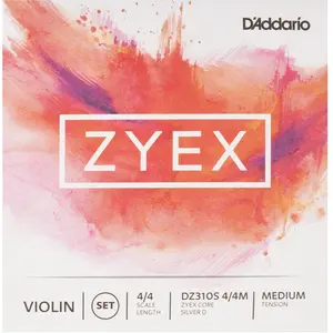 Comparateur de prix : D'Addario And Co 4/4 Zyex Jeu Medium/re File Argent Cordes violon