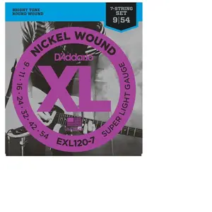 D'ADDARIO Cordes électriques CDD EXL120-7 pas cher