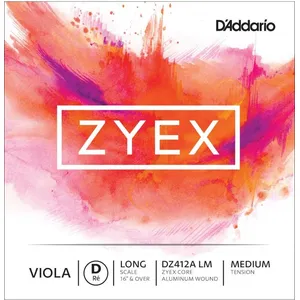 Comparateur de prix : D'Addario DZ412A LM - Corde seule (Ré) avec filet en aluminium alto Zy...