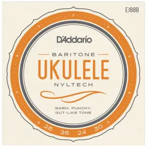 D'Addario Daddario Ej88b Nyltech Jeu De Cordes Pour Ukulele Baryton