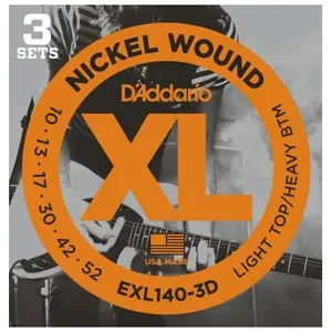 Comparateur de prix : D'ADDARIO Cordes électriques CDD EXL140-3D