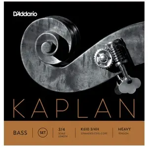 Comparateur de prix : Daddario D'Addario And Co Jeu Kaplan Manche 3/4 Heavy Cordes contrebasse