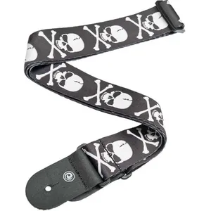 Comparateur de prix : D'Addario Planet Waves Sangle de guitare tissée Planet Waves, Cross Bone Skull